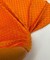 Orange Minky Dot Fabric by the Yard, 60" Wide Ultra-Soft Plush Minky Fabric for Baby Blankets, Nursery Decor, Plush Toys & Sewing